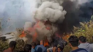 Plane crash in Nepal: काठमांडू से पोखरा जा रहा प्लेन क्रैश, विमान में 72 लोग थे सवार