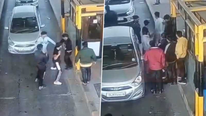 Luharli Toll Plaza fight: ग्रेटर नोएडा के टोल प्लाजा पर दबंगों ने की मारपीट, घटना CCTV में कैद