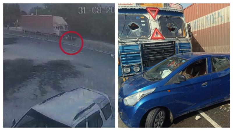 Agra news: आगरा में कंटेनर ने कार को 300 मीटर तक घसीटा, चीखती-चिल्लाती रही अंदर बैठी फैमिली