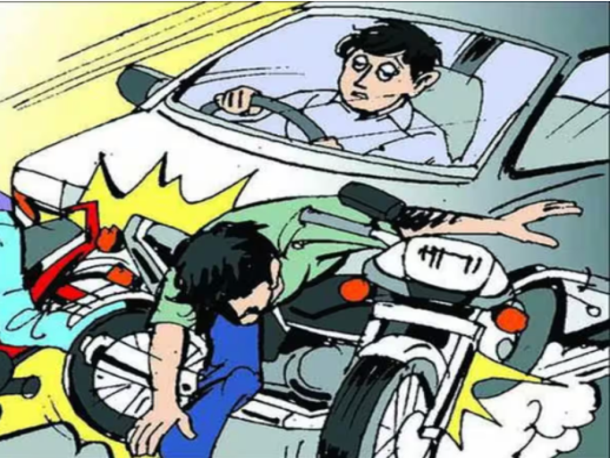 Greater Noida News: फॉर्च्यूनर और बाइक की टक्कर, आरोपी पर केस दर्ज