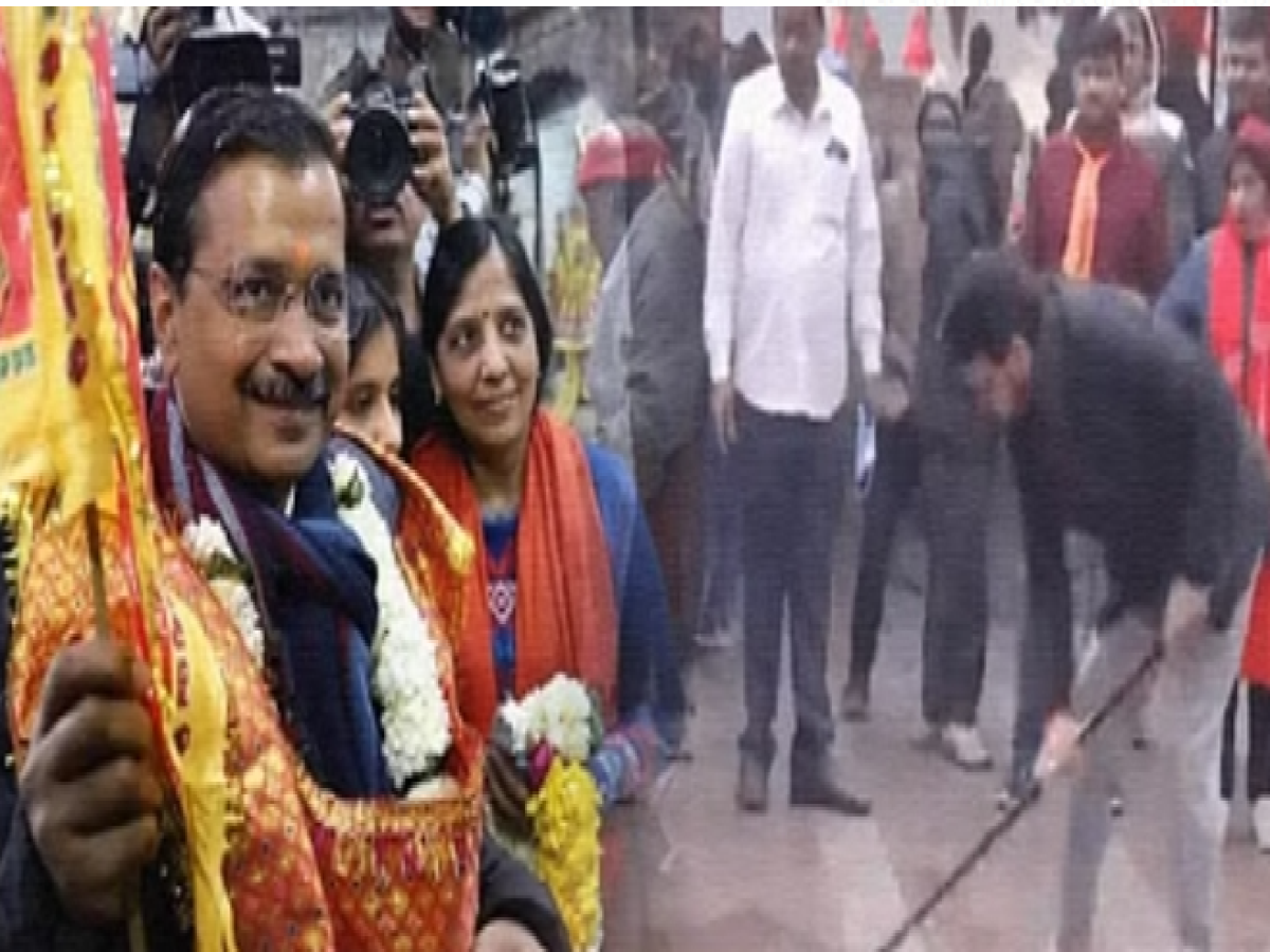Delhi News: समस्त वातावरण राममय, AAP कर रही सुंदरकांड का पाठ तो केंद्रीय मंत्री अनुराग ठाकुर ने  हनुमान मंदिर में लगाई झाड़ू