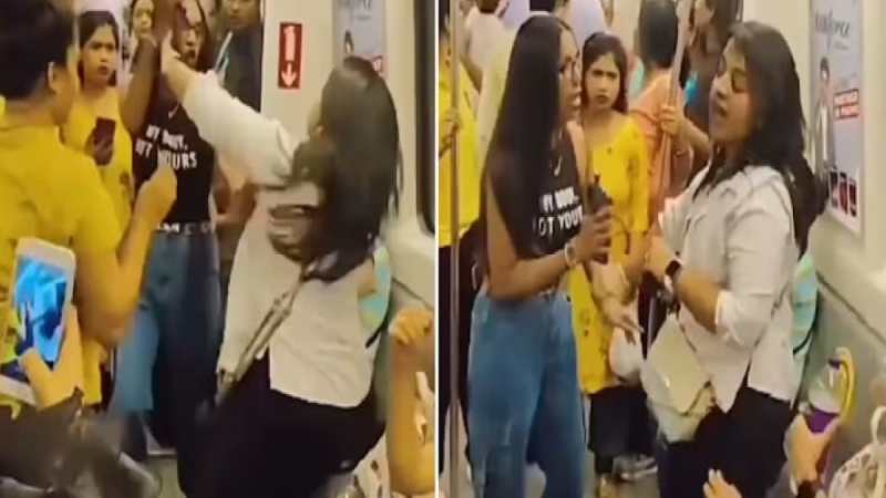 Delhi Metro News: दिल्ली मेट्रो में फिर मारपीट, आपस में भिड़ी दो महिलाएं…एक-दूसरे पर बरसाए थप्पड़