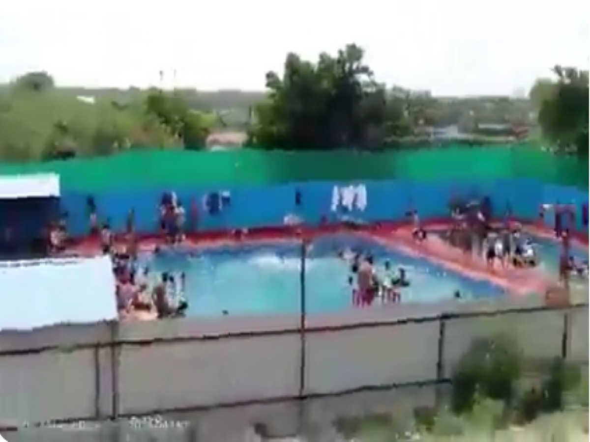 Swimming Pool Video: ‘मौत’ का स्विमिंग पूल, रहें सावधान…हो सकता है बड़ा हादसा, देखें वीडियो