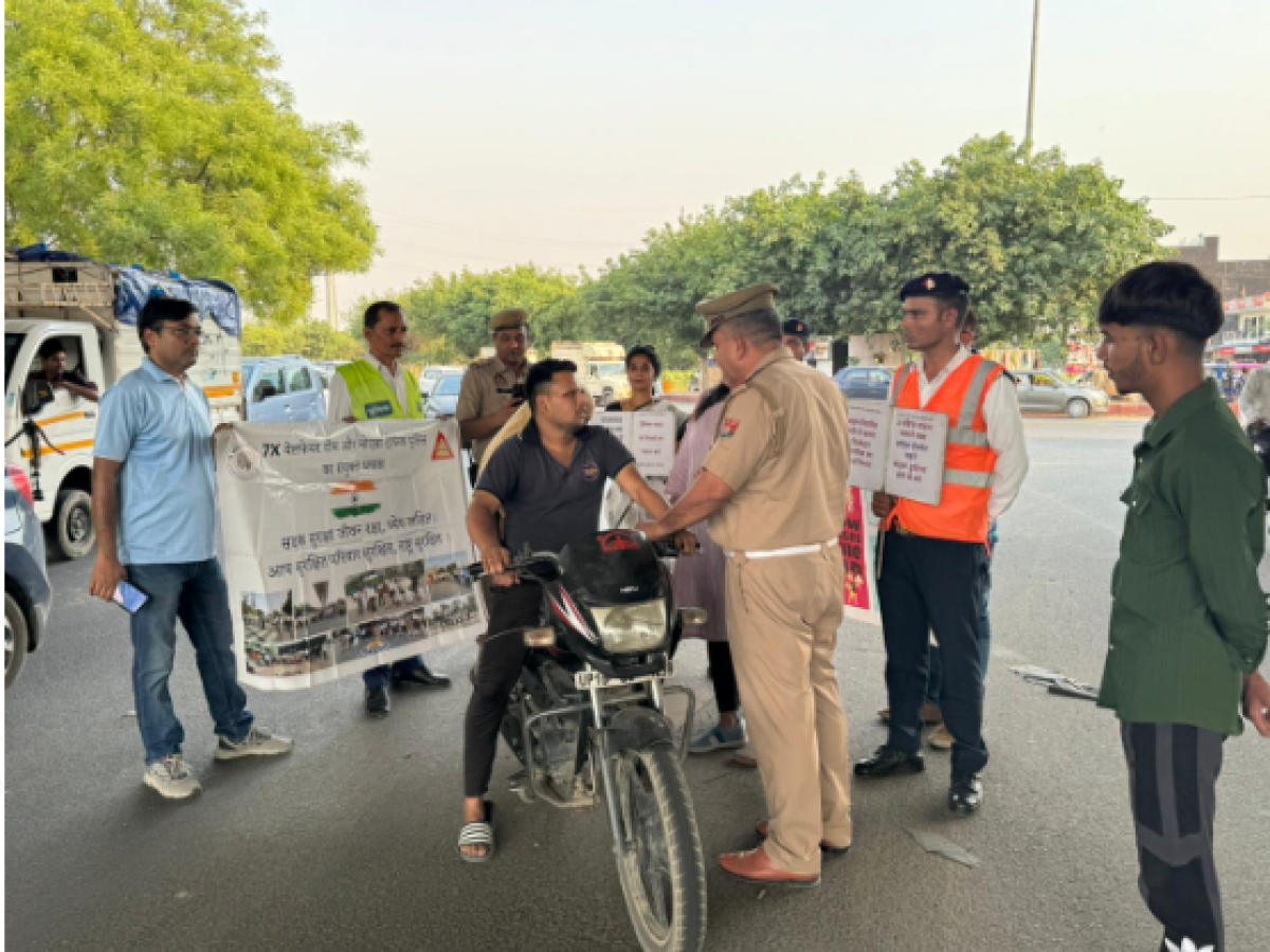 Accident Free Campaign: 7X वेलफेयर टीम ने चलाया दुर्घटना मुक्त अभियान, लोगों को किया जागरूक